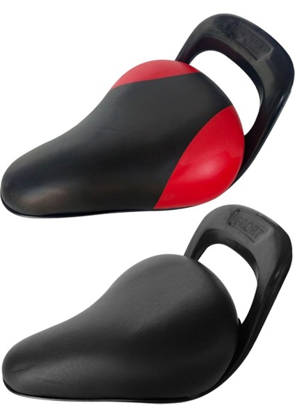 Çocuklar Için Bisiklet Koltuğu, Bisiklet Sele Saplı Pu Bisiklet Koltuğu, Bisiklet Çocuk Koltuğu Arka, Korkuluklu, Siyah ve Kırmızı (Yurt Dışından) fırsatları