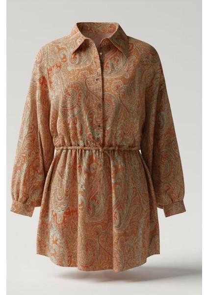 Etnik Desenli Bağlamalı Tunik modelleri