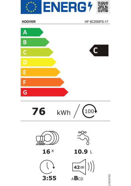 HF 6C2S0FS-17 12 Programlı Wi-Fi Bağlantılı Bulaşık Makinesi fırsatları