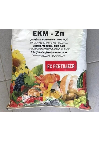 Ekmekçioğulları Çinko Sülfat Heptahidrat 25 kg modelleri