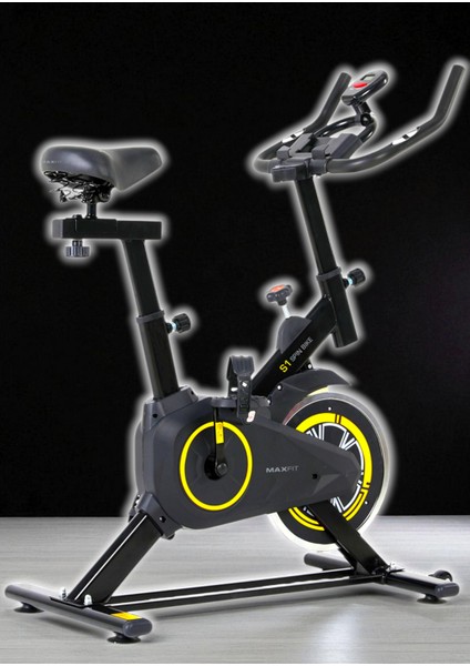 Garantili Maxfit S1 Spinbike Direnç Ayarlı Elden Nabız Ölçer Ayarlanabilir Sele ve Gidon fiyatları