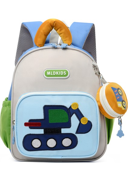 Çocuk Okul Çantası Omurga Koruması Yük Azaltma Büyük Kapasiteli Anaokulu Omuz Çantası (Yurt Dışından)