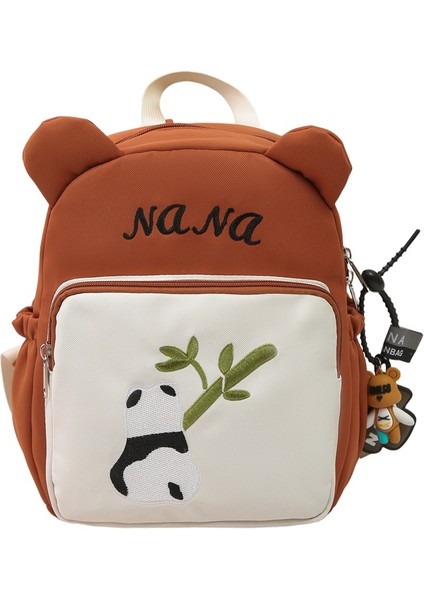 Karikatür Sevimli Küçük Panda Okul Çantası Anaokulu Omuz Çantası (Yurt Dışından)