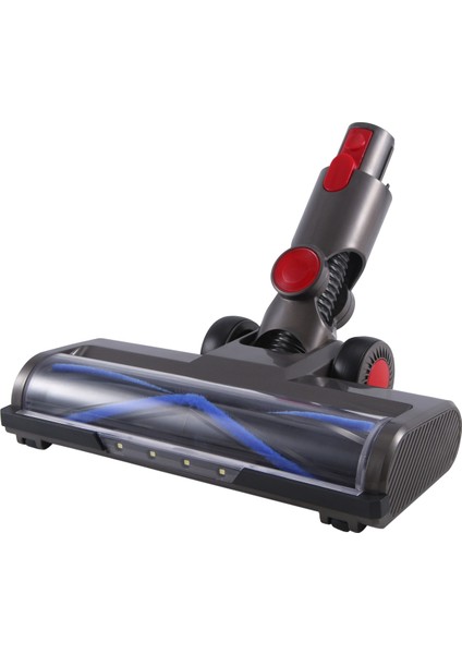 Dyson V8 V11 V10 V7 V15 Elektrikli Süpürge Motor Başlığı LED Işıklı V Şeklinde Turbo Kıllı Silindir Fırça Temizleme Başlığı (Yurt Dışından)