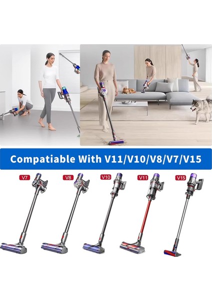 Dyson Esnek Genişletilmiş Dar Alan Başlığı + Dyson V7 V8 V10V11V15 Için Uygun Hortum Uzatma Süpürgesi Aksesuarları (Yurt Dışından) modelleri