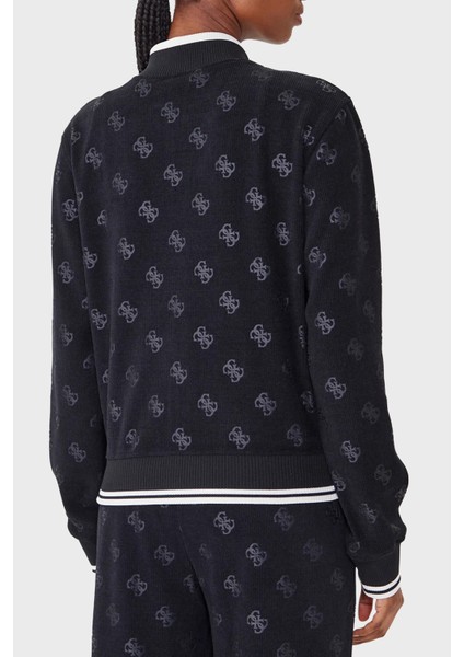 Paulina 4g Logolu Regular Fit Dik Yaka Sweat V5BQ01K1902 Bayan Sweat V5BQ01 K1902 Jblk fiyatları