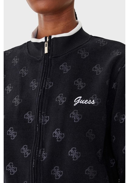 Paulina 4g Logolu Regular Fit Dik Yaka Sweat V5BQ01K1902 Bayan Sweat V5BQ01 K1902 Jblk fırsatları