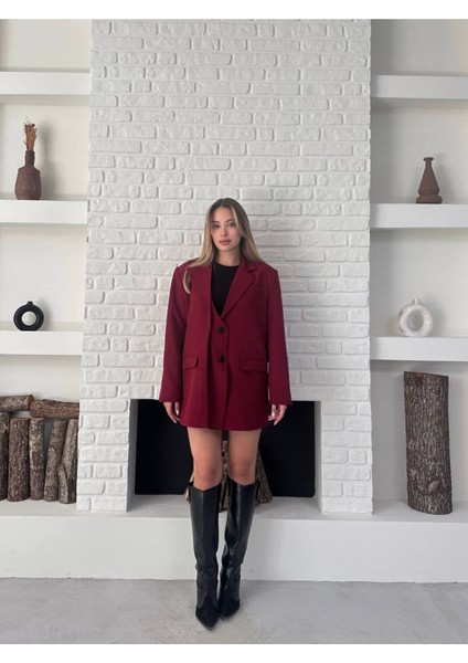Tasarım Çift Kapaklı Blazer Ceket indirimleri