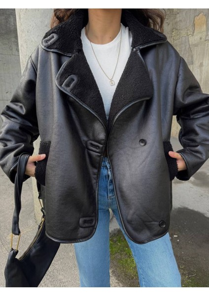 Kadın Siyah Oversize Ceket fırsatları