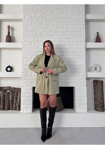 Tasarım Çift Kapaklı Blazer Ceket indirimleri