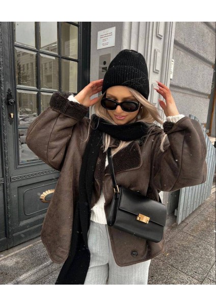 Kadın Siyah Oversize Ceket
