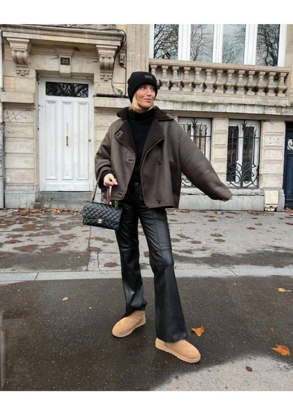 Kadın Siyah Oversize Ceket