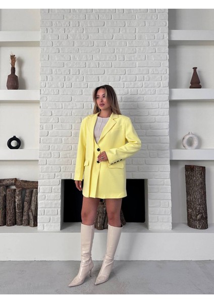 Tasarım Çift Kapaklı Blazer Ceket fırsatları