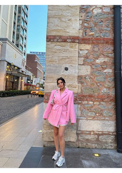 Tasarım Bağlamalı Oversize Blazer Ceket modelleri