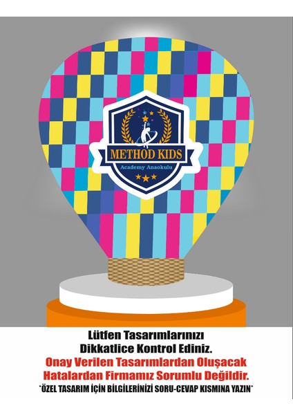Kapadokya Yer Balonu – Size Özel Tasarım (Oxford Kumaş, 3–6 Metre Seçenekleri) fiyatları
