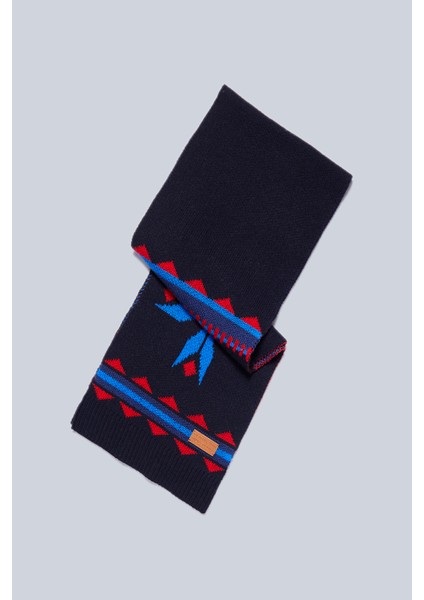 Kaşmir Yün Karışımlı Lacivert Çocuk Atkı indirimleri