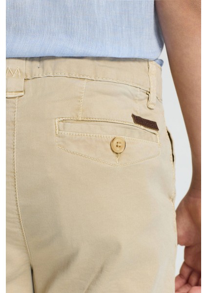 Kum Rengi Yazlık Çocuk Chino Pantolon indirimleri