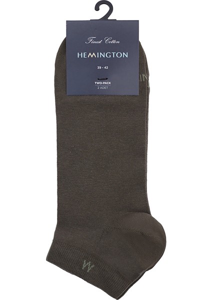 Pamuklu Haki Ikili Sneaker Çorap Seti modelleri