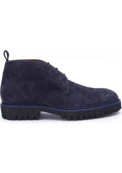 El Yapımı Lacivert Süet Bot