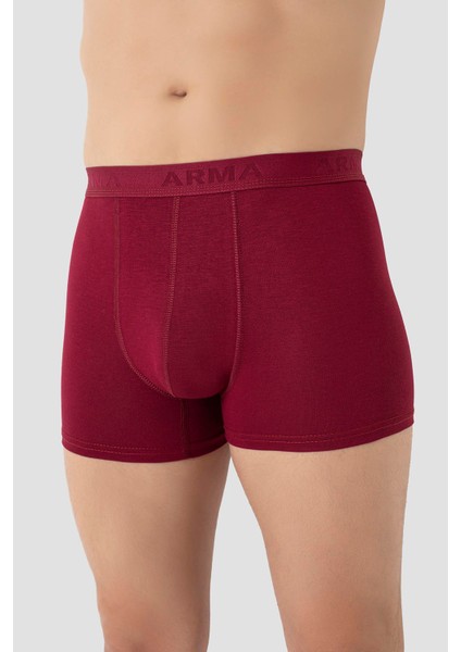 Erkek Bordo Bambu Boxer 3'lü Paket modelleri