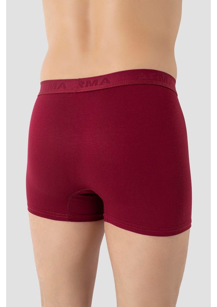 Erkek Bordo Bambu Boxer 3'lü Paket fırsatları