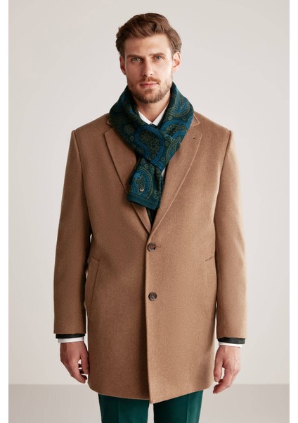 Desenli Merino Yün Koyu Yeşil Atkı fiyatları