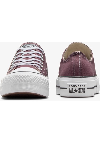 Chuck Taylor All Star Lift Kadın Bordo Platform Sneaker fiyatları