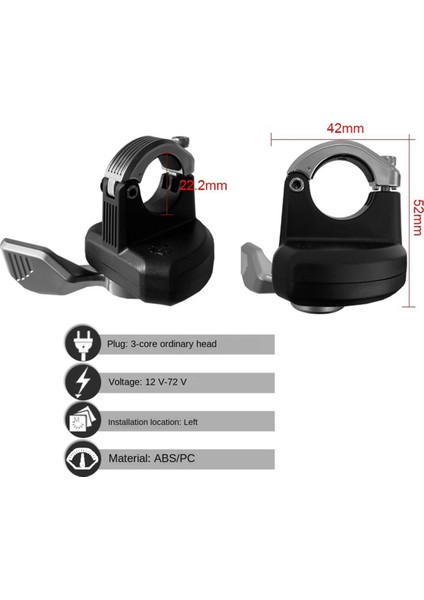 Elektrikli Bisiklet Başparmak Gaz Kelebeği Hızlı Bırakma Sol Elektrikli Bisiklet Parmak Hızlandırıcı Sm Konektörü Bisiklet Aksesuarları (Yurt Dışından) modelleri