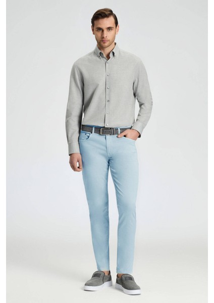 Slim Fit 5 Cep Gök Mavisi Chino Pantolon fiyatları