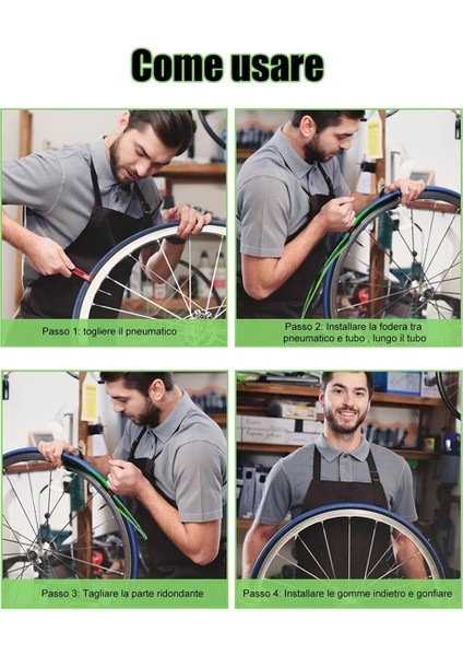 2 Adet Bisiklet Lastiği Astarı, Iç Lastik Bisiklet Patlak Koruyucu 12/16/18/20/24/26/27,5/29 Inç Için Uyumlu (Yurt Dışından) modelleri