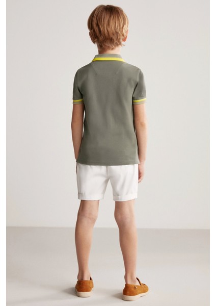 Pike Pamuk Haki Çocuk Polo T-Shirt indirimleri