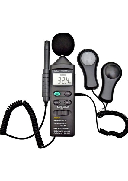 DT8820 Dördü Birarada Isı, Ses, Nem ve Işık Ölçer
