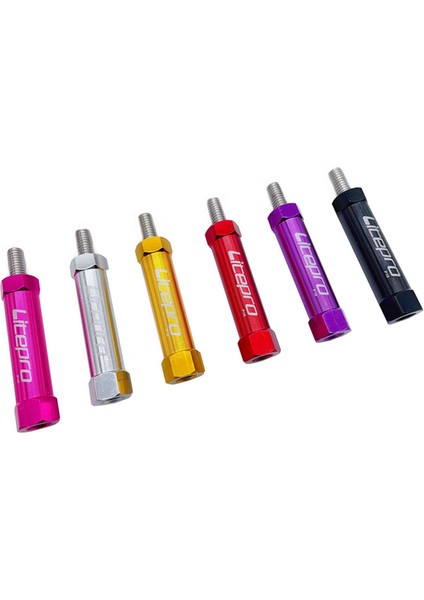 Litepro Bisiklet Rafı Kolay Tekerlek Çubuğu Uzatma Altıgen Sütun Teleskopik Uzatma Çubuğu Brompton Bisiklet Kolay Tekerlek,6 (Yurt Dışından) indirimleri