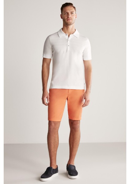 Çizgi Desenli Beyaz Giza Pamuk Triko Polo fiyatları