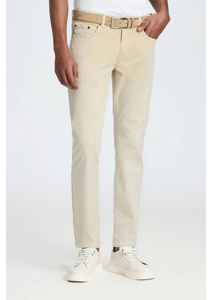 Slim Fit 5 Cep Kum Rengi Chino Pantolon