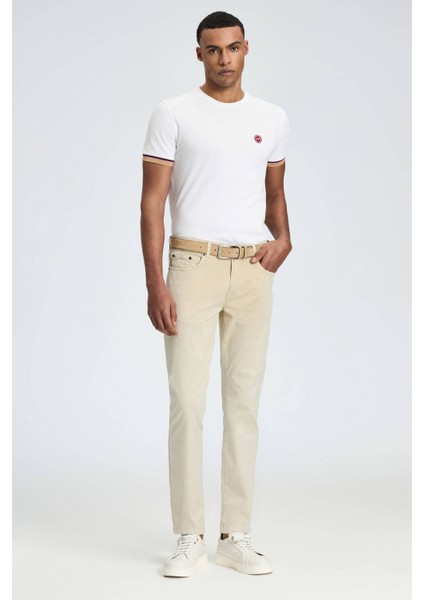 Slim Fit 5 Cep Kum Rengi Chino Pantolon fiyatları