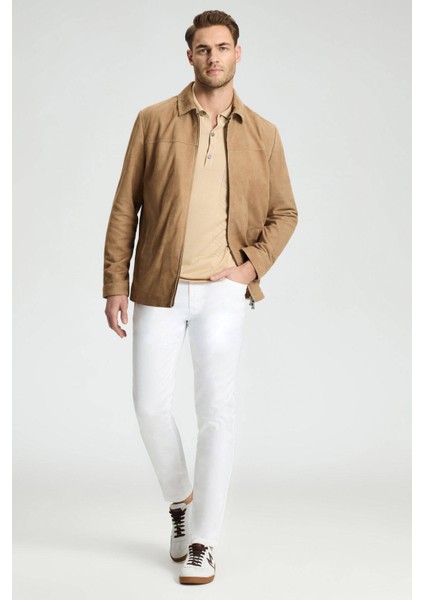 Slim Fit 5 Cep Beyaz Chino Pantolon fiyatları