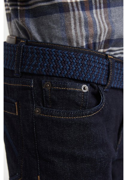 Kaşmir Karışım Slim Fit Lacivert Çocuk Denim Pantolon indirimleri