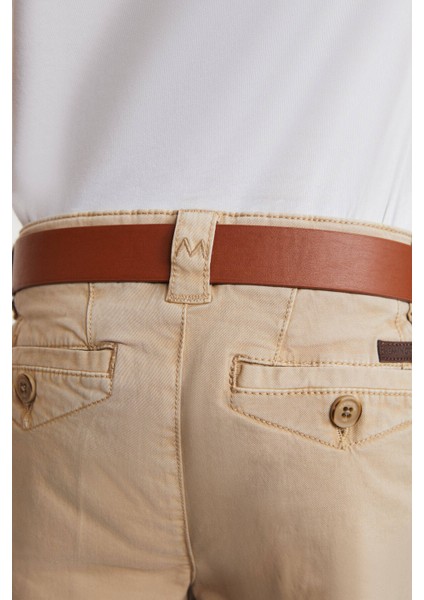 Pamuklu Camel Chino Çocuk Pantolon fırsatları