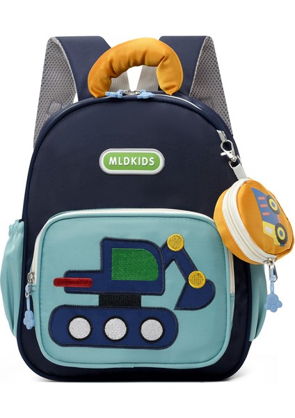 Çocuk Okul Çantası Omurga Koruması Yük Azaltma Büyük Kapasiteli Anaokulu Omuz Çantası (Yurt Dışından)