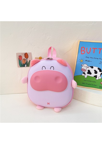 Karikatür Buzağı Okul Çantası Anaokulu Sevimli Omuz Çantası (Yurt Dışından)