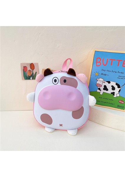 Karikatür Buzağı Okul Çantası Anaokulu Sevimli Omuz Çantası (Yurt Dışından)
