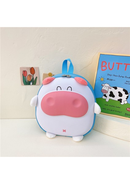 Karikatür Buzağı Okul Çantası Anaokulu Sevimli Omuz Çantası (Yurt Dışından)