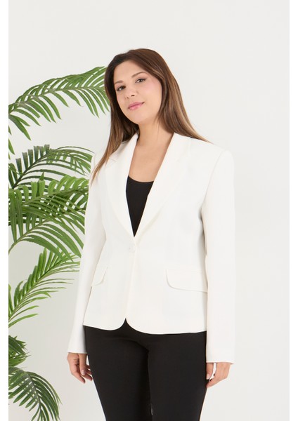 Kadın Tek Düğme Belden Oturtmalı Spor Ceket fiyatları