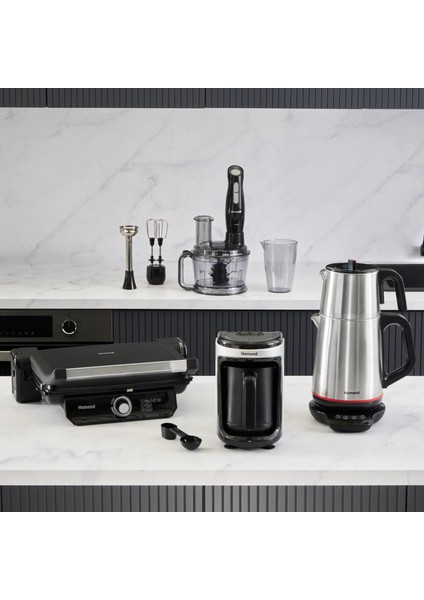 4'lü Elektrikli Premium Çeyiz Seti - Inox