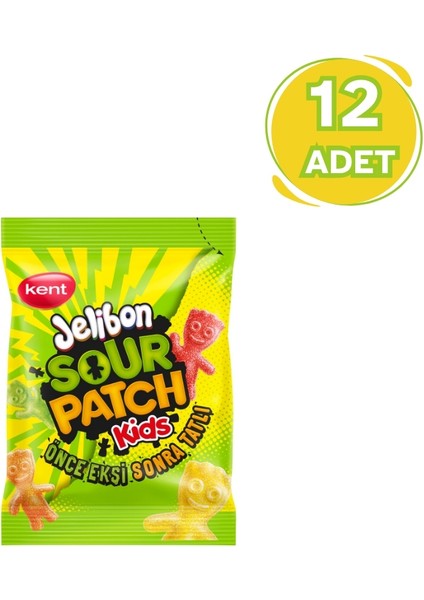 Sour Patch Kids Karışık Meyve Aromalı Şekerleme 80 gr - 12'li Paket