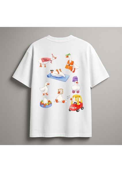 Veloré Quack Squad Oversize Baskılı Tişört