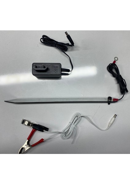 MU-25000 25W Güneş Panelli- Yüksek Güçlü Elektrikli Çit Makinesi -Paket -50 Adet Izalatör -500MT Tel modelleri