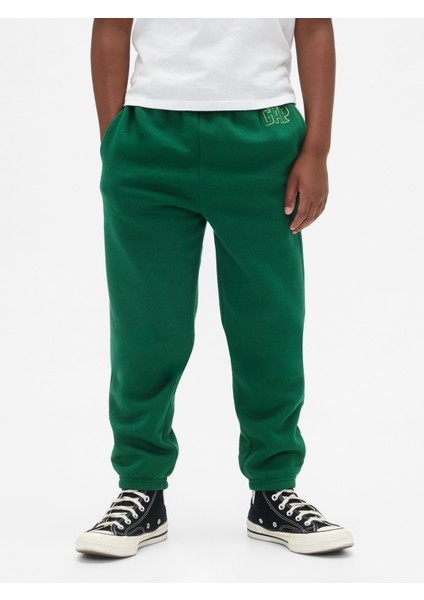 Erkek Çocuk Yeşil Relaxed Gap Logo Eşofman Altı modelleri