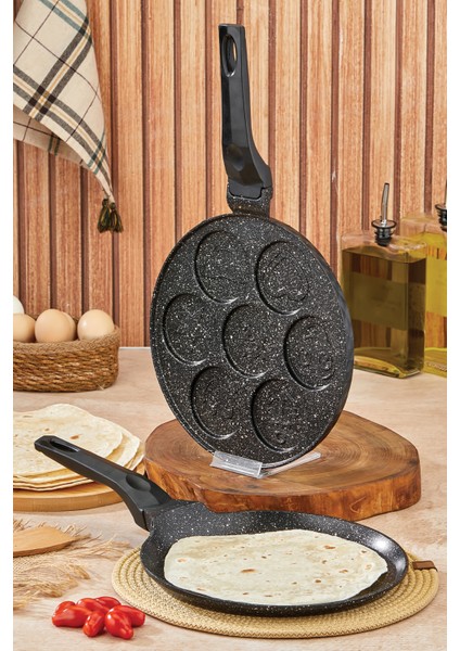 Granit Krep ve Pankek Tavası Set fiyatları